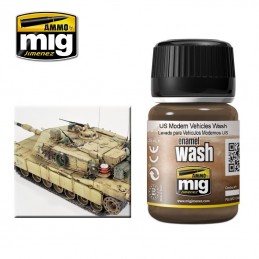 WASH Sand Modern Vehicles USA 35ml Mig AMMO - MIG Jimenez A.MIG-1007 - 1