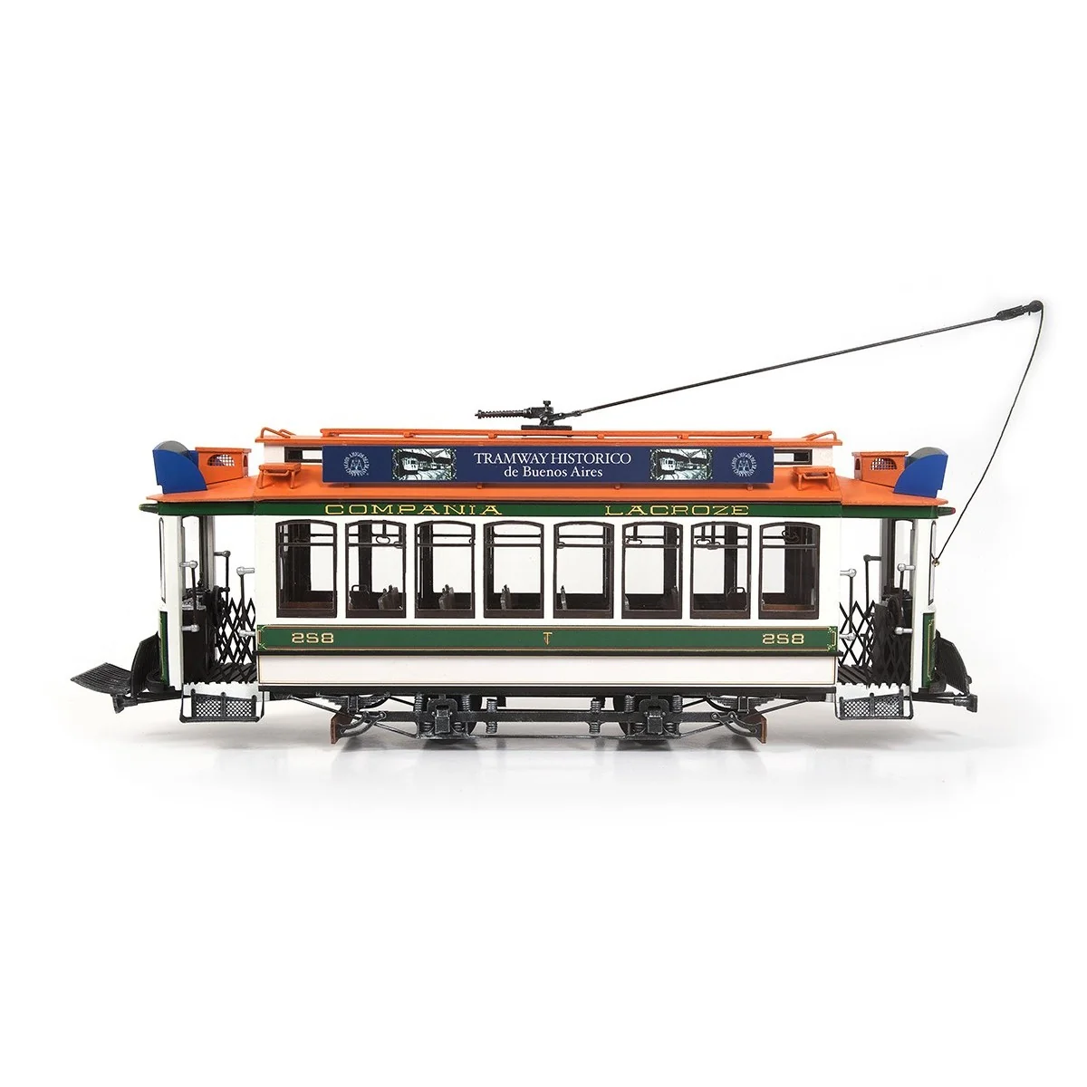OcCre 53011 Buenos Aires Tram 1/24 scale wood and metal constructio...