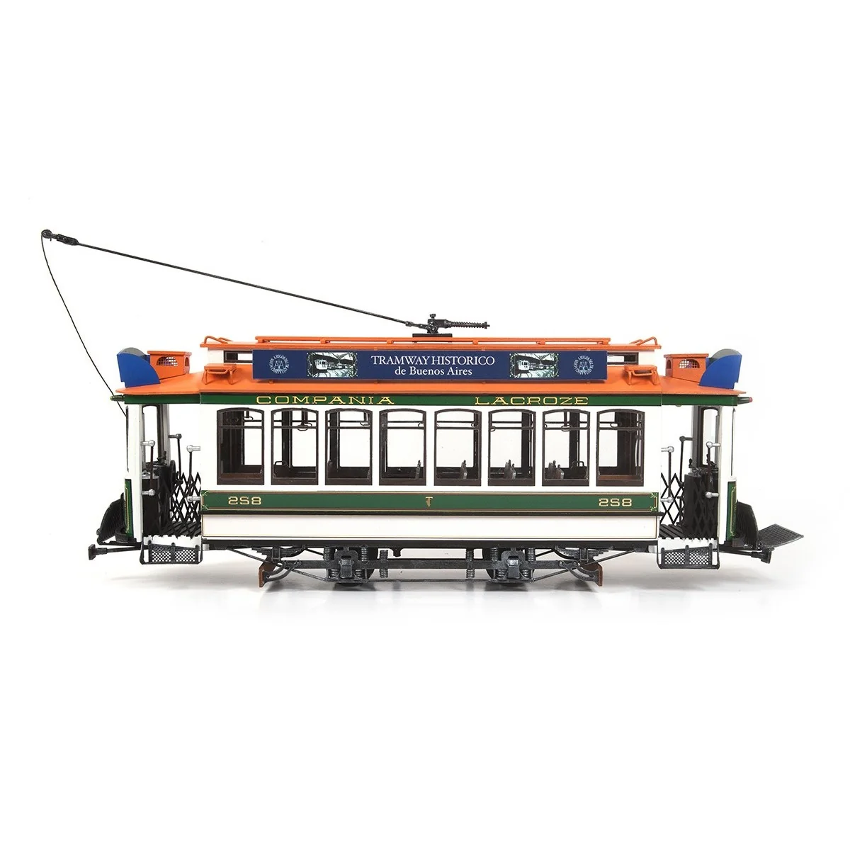 OcCre 53011 Buenos Aires Tram 1/24 scale wood and metal constructio...