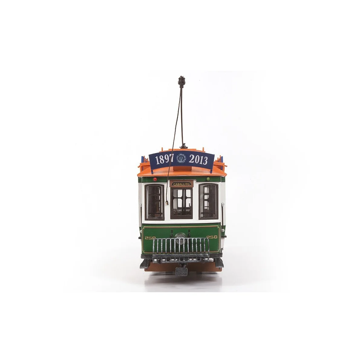 OcCre 53011 Buenos Aires Tram 1/24 scale wood and metal constructio... OcCre 53011 Buenos Aires Tram 1/24 scale wood and metal constructio...