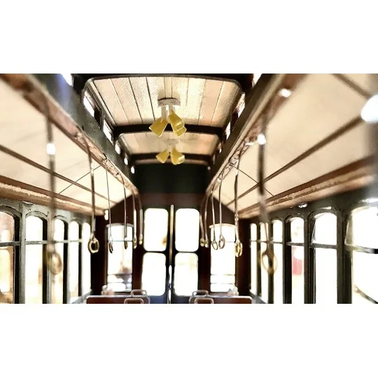 53011-OcCre 53011 Buenos Aires Tram 1/24 scale wood and metal construction kit
