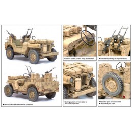 Jeep Desert Raider SAS 1/4 Dragon  D75038 - 2