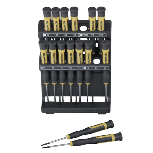 MICRO Tournevis avec socle, 15 pièces Proxxon Proxxon PRX-28148 - 1 PRX-28148-MICRO Tournevis avec socle, 15 pièces Proxxon - PRX-28148
