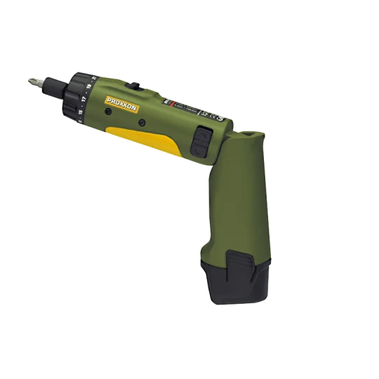 PRX-29840-KS/A - Screwdriver, Cordless Electric Articulated Screwdriver + Charger + Proxxon Battery