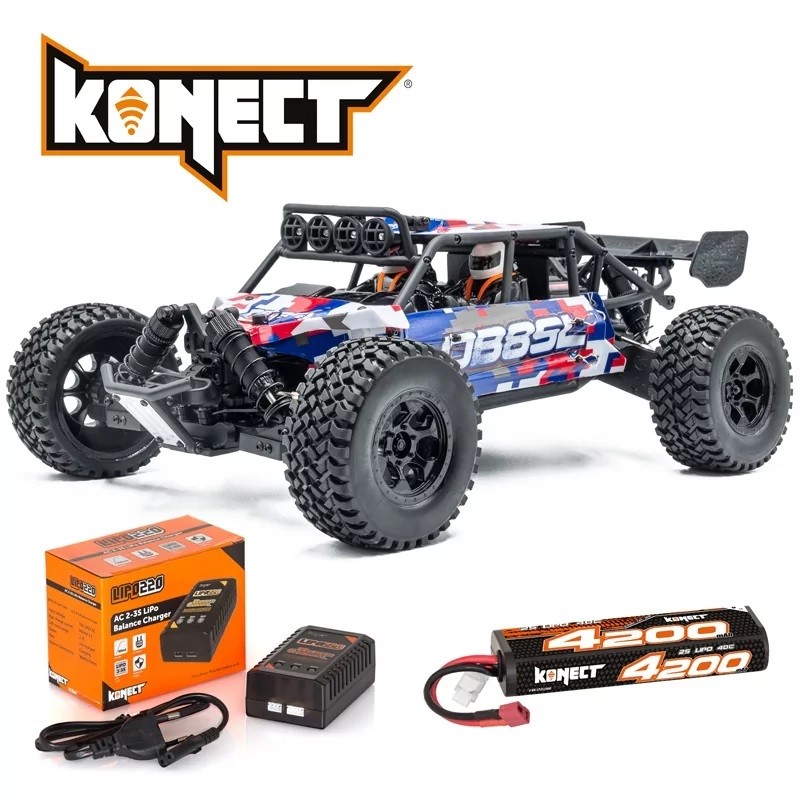 DB8SL 1/8 RTR Desert Buggy + HobbyTech Lipo/Charger Hobbytech 1.DB8.RTR.XX-PACK - 1