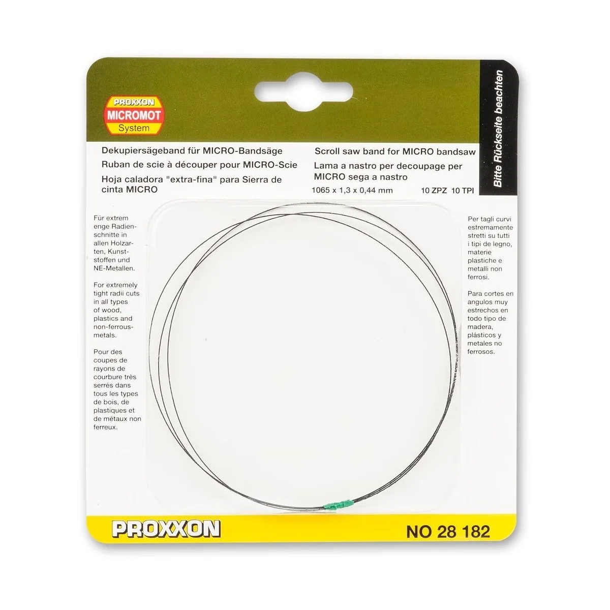Extremely narrow saw band (1.3mm) for tight spokes for MBS 240/E Pr... Extremely narrow saw band (1.3mm) for tight spokes for MBS 240/E Pr...