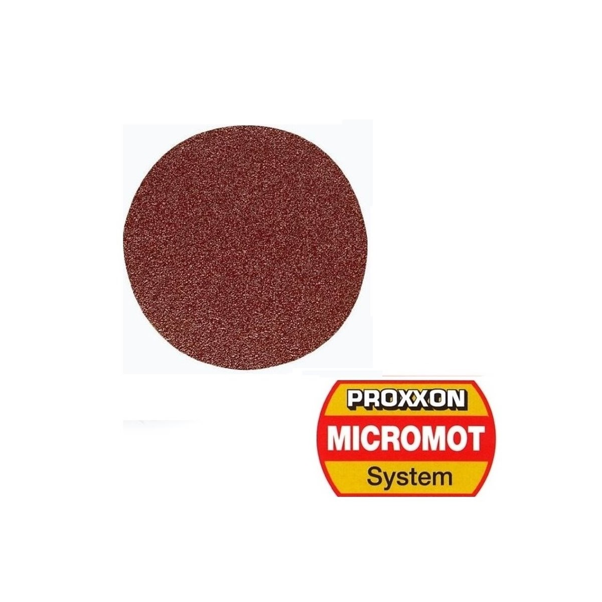 Corundum abrasive disc for LHW Proxxon - Grain 80 (x12) - PRX-28549