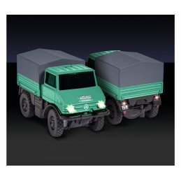 Mercedes Unimog U406 Forestier avec remorque 2.4GHz RTR 1/87 Carson Carson 500504165 - 5