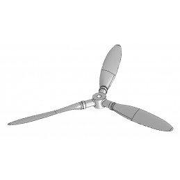 Three-bladed propeller 12x8" Extra 300S Multiplex Multiplex 224309 - 1