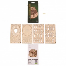 Colosseum of Rome 3D Puzzle Wood UGEARS UGEARS UG-70248 - 4