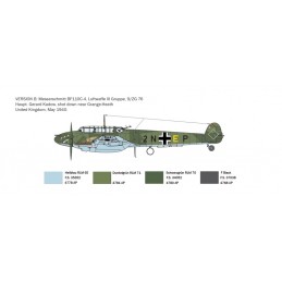 Avion Messerschmitt BF110C-3/C-4 1/72 Italeri Italeri I049 - 4