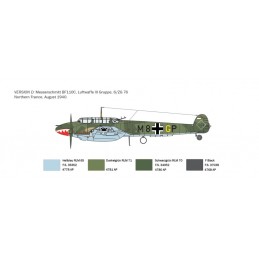 Avion Messerschmitt BF110C-3/C-4 1/72 Italeri Italeri I049 - 5