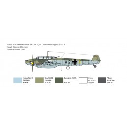 Messerschmitt BF110C-3/C-4 1/72 Italeri aircraft Italeri I049 - 6