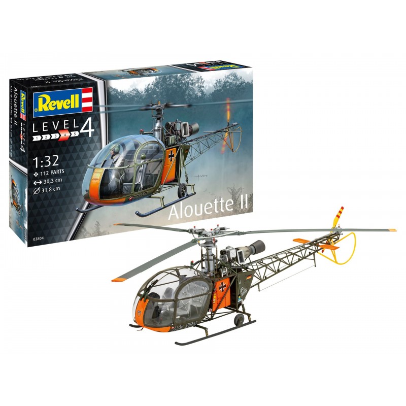 Alouette II 1/32 Revell helicopter Revell 03804 - 1