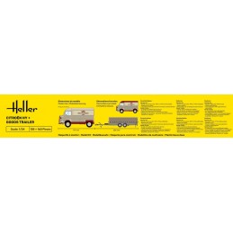 Citroën HY + 1/24 Heller trailer Heller HEL-50331 - 4