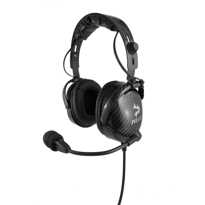 Casque Carbon P1 Passif Bluetooth + sacoche Pilot Communications Pilot Communication USA CARBON-P1/GA - 1