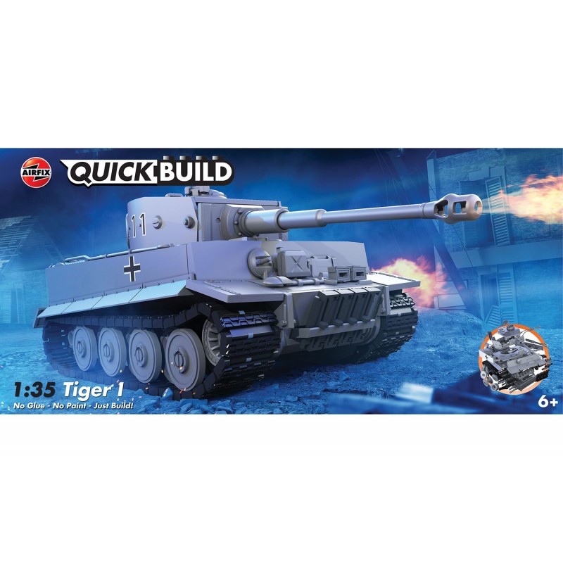 Char Tiger I - Quick Build Airfix Airfix J6041 - 1