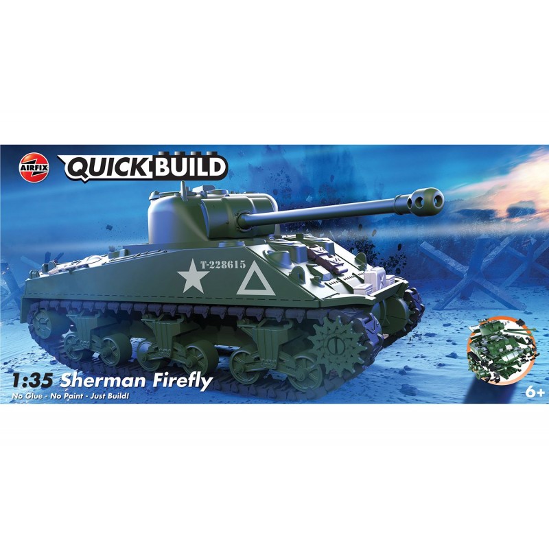 Char Sherman Firefly - Quick Build Airfix Airfix J6042 - 1