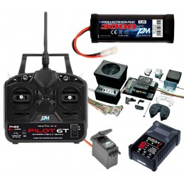 Pack Camion Expert Radio Pilot 6T + MFU MFC-03 + Chargeur + Batterie Nimh + Servo T2M T2M T3425C1 - 1