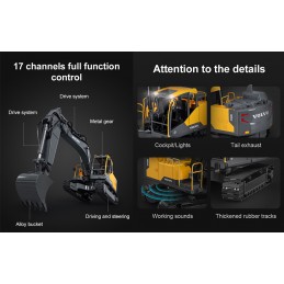 Volvo Pro ES 160E RC Excavator - T2M T2M T804 - 10