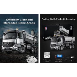 Camion Benne RC Mercedes Benz Arocs - T2M T2M T805 - 5