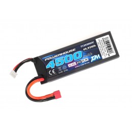 Li-Po 3S 11.1V 4500mAh 35C coqué (Dean) T2M T2M T1345003C - 1