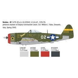 Avion P-47D Thunderbolt (Europe) 1/48 Italeri Italeri I2835 - 5