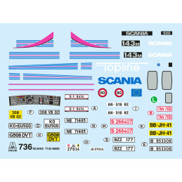 Scania T 143M 500 Topline 1/24 Italeri Truck Italeri I736 - 3