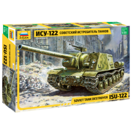 Char soviétique destroyer ISU-122 1/35 Zvezda Zvezda Z3534 - 1