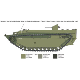 1/35 Italeri Water Buffalo LVT-4 Tank Italeri I6752 - 4