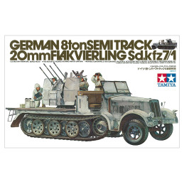 Half Track German 8ton Sd.Kfz. 7/1 Flakvierling 20mm 1/35 Tamiya Tamiya 35050 - 1