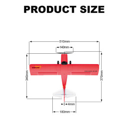 Avion Maule 4CH 512mm avec stabilisateur de vol RTF Mode 2 Kootai Volantex A560X-M2 - 10