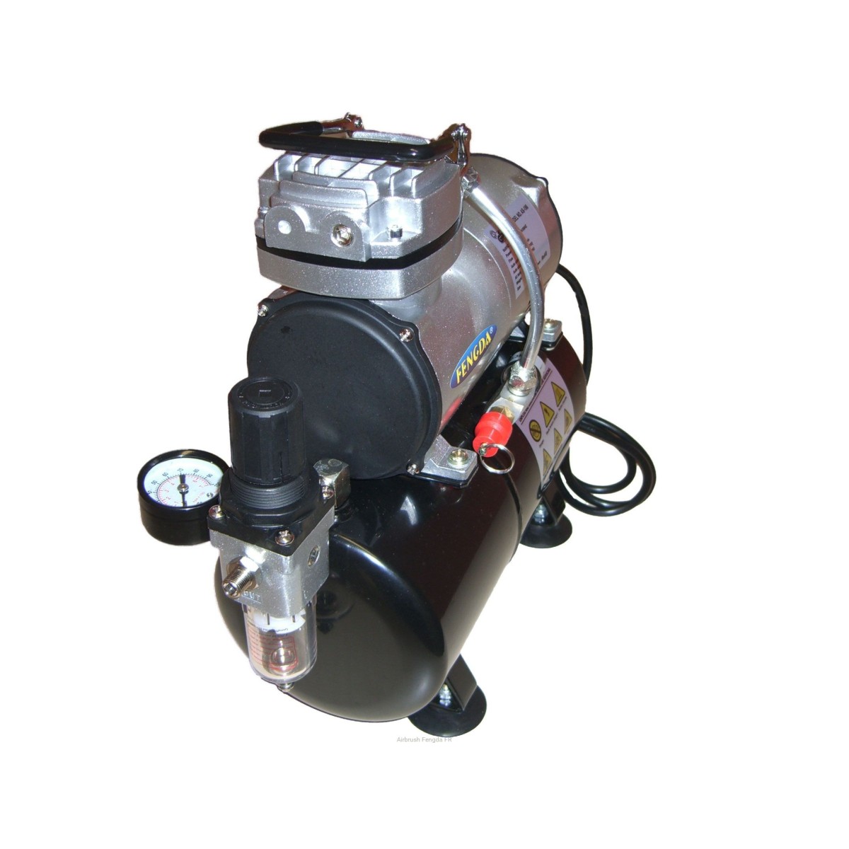 Mini Compresseur à cuve AS-186, pour aérographe, Fengda AS-186 - 5