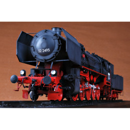 Kriegslokomotive BR52 locomotive with 1/35 Trumpeter tender Trumpeter TR00210 - 5