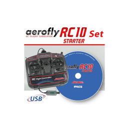 Aerofly RC10 Starter Simulator + Ikarus USB Remote Control Ikarus IK3092051 - 1