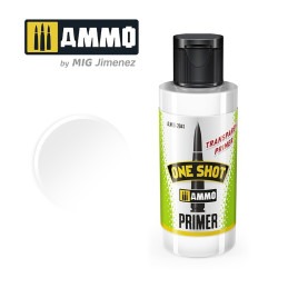 Peinture acrylique PRIMER Transparent ONE SHOT (60ml) Mig AMMO - MIG Jimenez A.MIG-2041 - 1