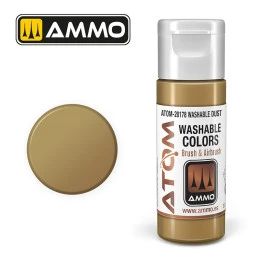 Peinture acrylique Poussière 20ml ATOM WASHABLE AMMO