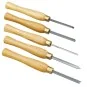 Proxxon HSS steel turning tool set of 5, in a wooden case - PRX-270... PRX-27023-Proxxon HSS steel turning tool set of 5, in a wooden case - PRX-27023