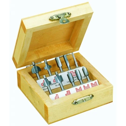 Fraises à profiler pour bois, 10 pièces Proxxon Proxxon PRX-29020 - 1 PRX-29020-Fraises à profiler pour bois, 10 pièces Proxxon - PRX-29020