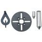 PRX-24014-Dispositif de tournage entre pointes pour tour PD 250/E Proxxon