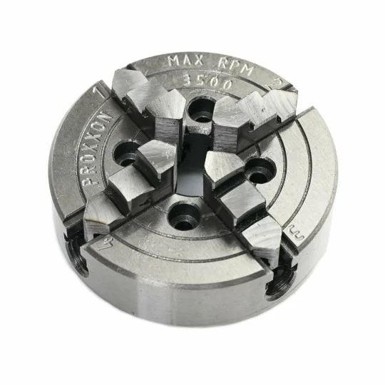 Individually adjustable 4-bit chuck, Ø 75 mm for TOWER PD 250/E Pro... PRX-24036-Individually adjustable 4-jaw chuck, Ø 75 mm for Proxxon PD 250/E lathe - PRX-24036