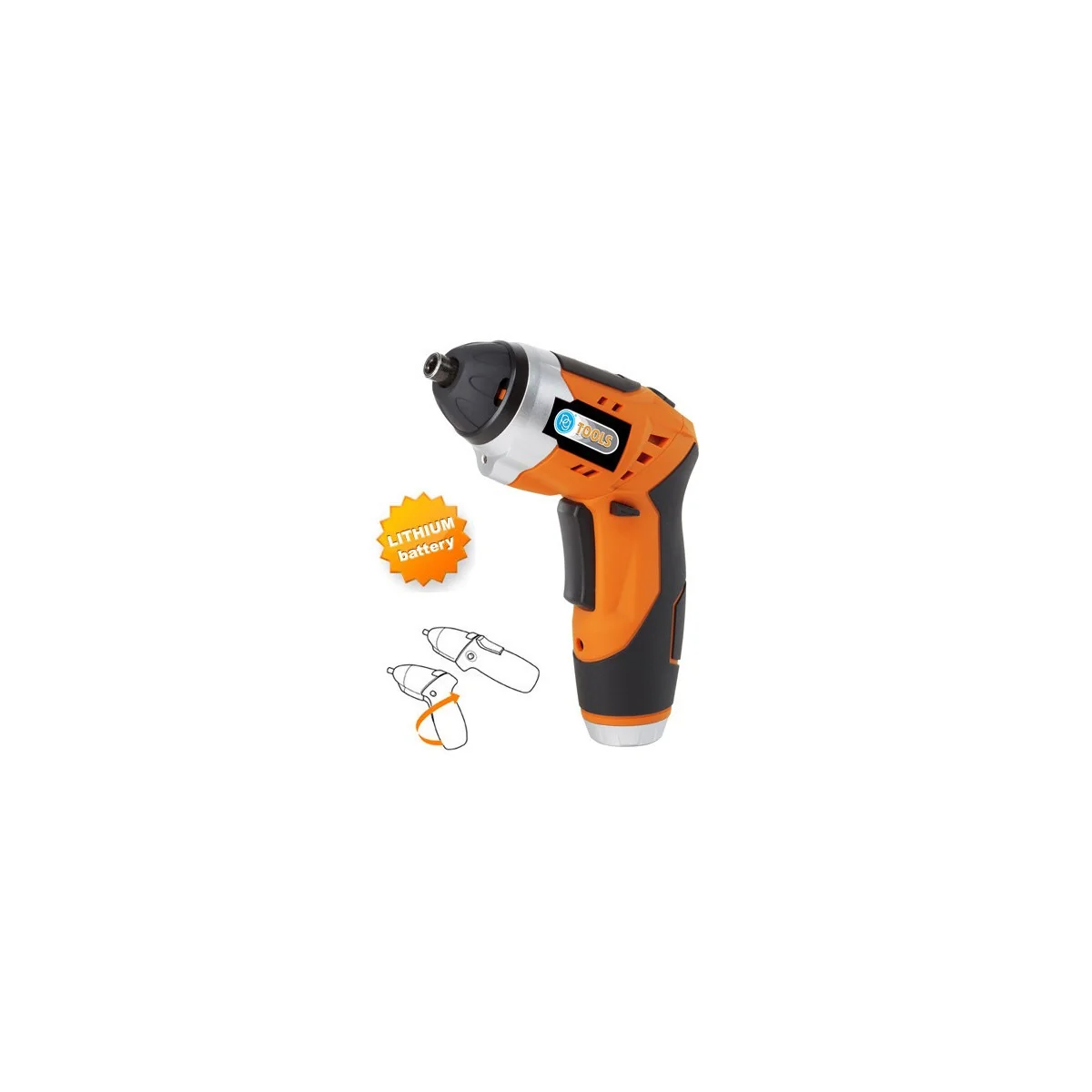 3.6V Lithium cordless screwdriver, 2 positions PG-Tools - PGM-PG37V...