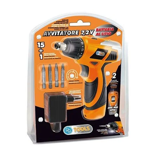 PGM-PG37V-3.6V Lithium cordless screwdriver, 2 positions PG-Tools - PGM-PG37V
