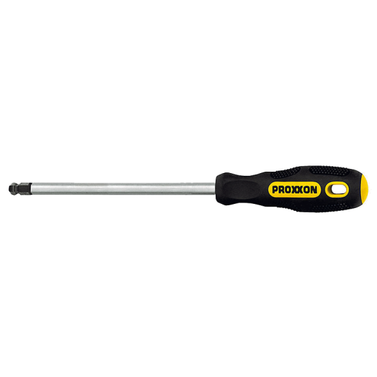 Hexagonal screwdriver 6-sided BTR HX 3mm (spherical head) Proxxon -... PRX-22208-Proxxon 3mm Hex Socket Screwdriver (Ball Head) - PRX-22208