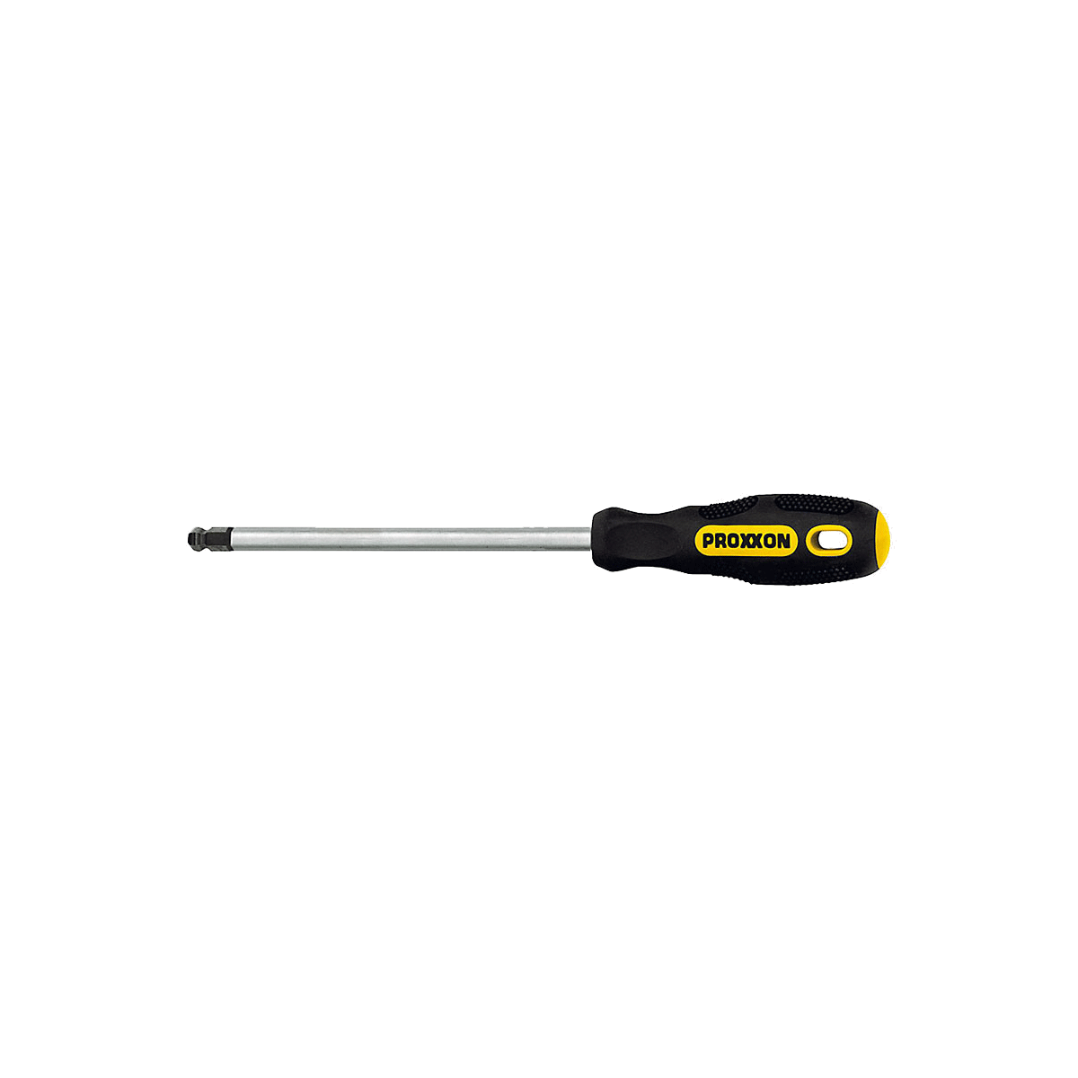 Hexagonal screwdriver 6-sided BTR HX 4mm (spherical head) Proxxon -... Hexagonal screwdriver 6-sided BTR HX 4mm (spherical head) Proxxon -...
