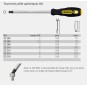PRX-22210-Hexagonal screwdriver 6-sided BTR HX 4mm (spherical head) Proxxon
