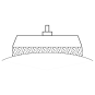 PRX-28674-Patin en mousse abrasif Ø 50mm, Grain 2000 (x6) Proxxon - PRX-28674