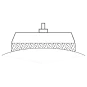 PRX-28674-Patin en mousse abrasif Ø 50mm, Grain 2000 (x6) Proxxon - PRX-28674