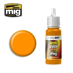 Crystal Orange Acrylic Paint 17ml Mig - A.MIG-0097 - A.MIG-0097