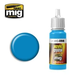 Mig Light Crystal Blue Acrylic Paint 17ml - A.MIG-0098 - A.MIG-0098
